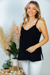 Breathable Black Gauze Tank