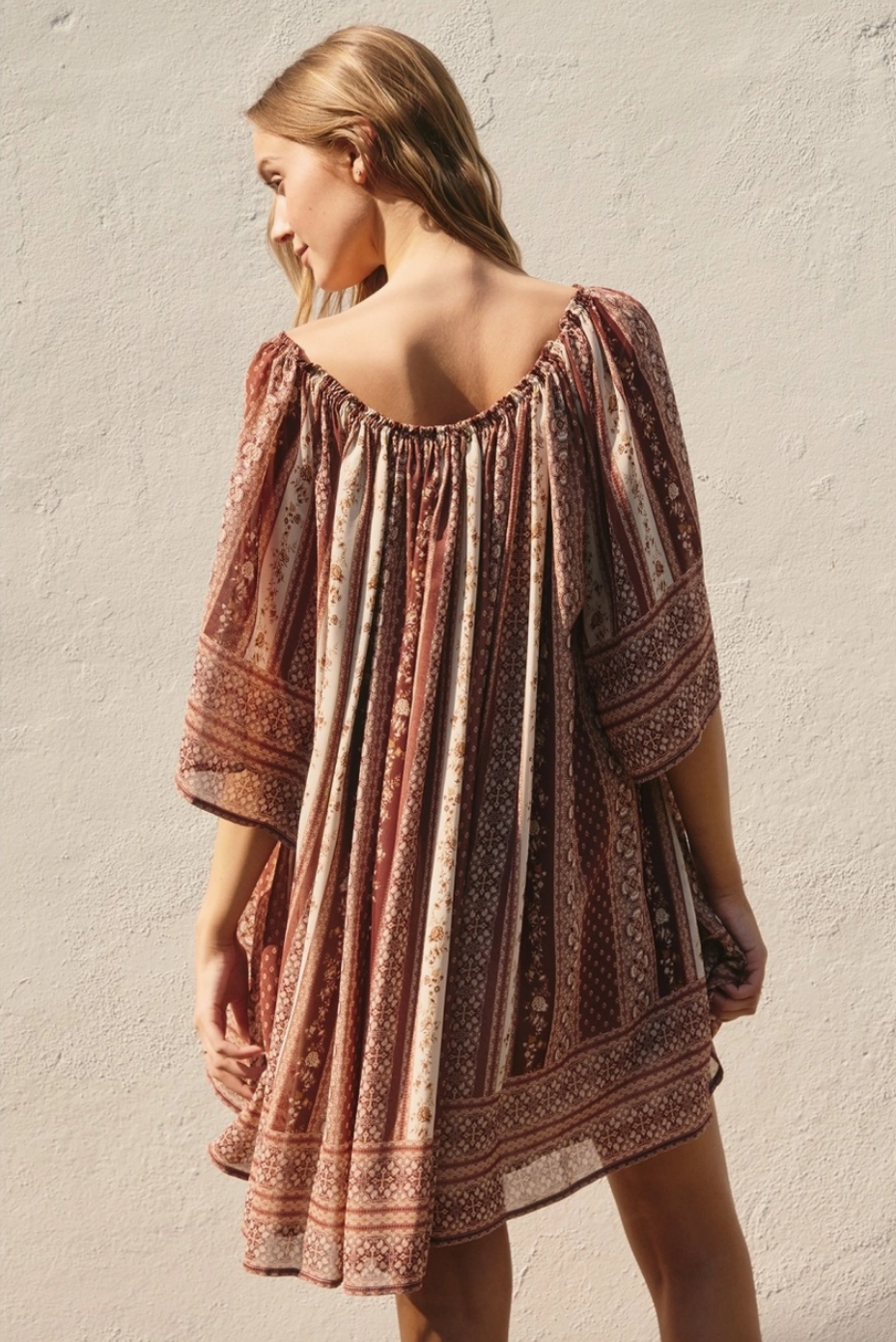 Flowy Boho Trapeze Dress