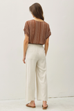 Twist Front Boho Crop Top