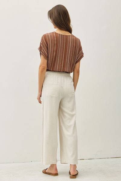 Twist Front Boho Crop Top