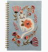 Catbloom Embroidered Journal