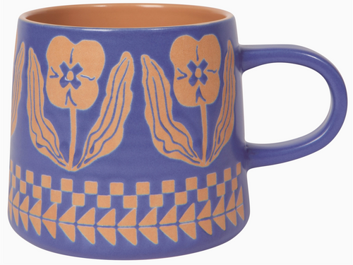 Flower Imprint Mug
