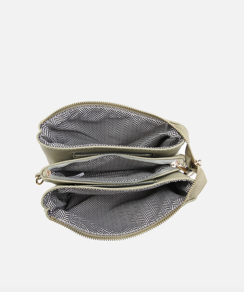 Riley Crossbody Fog Grey