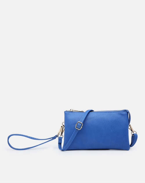 Riley Crossbody/Wristlet- Royal Blue