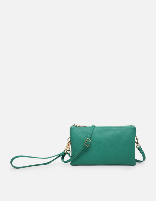 Riley Crossbody/Wristlet- Kelly Green