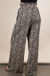 Leopard Wide Leg Pants