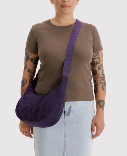 BAGGU Medium Crescent Bag - Fig