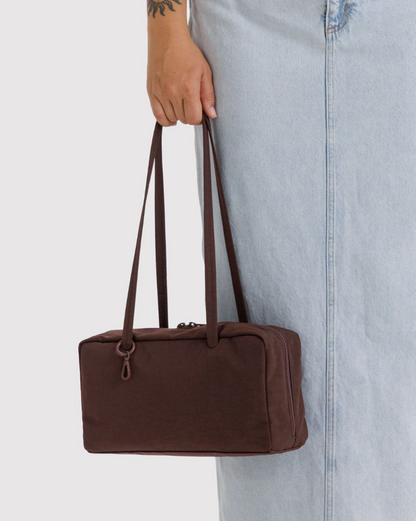 BAGGU Nylon Bowler Bag - Coffee