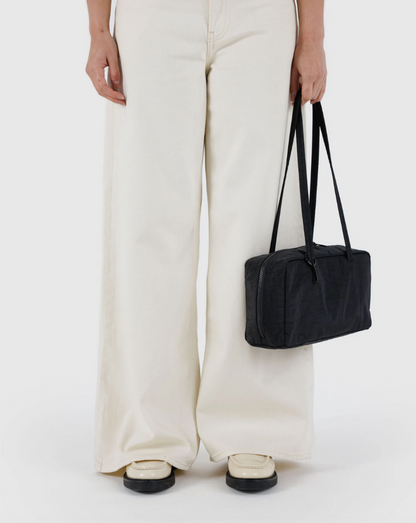 BAGGU Nylon Bowler Bag - Black