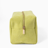Elyse Breanne Cord Cosmetic Bag - Chartreuse