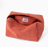 Elyse Breanne Cord Cosmetic Bag - Coral