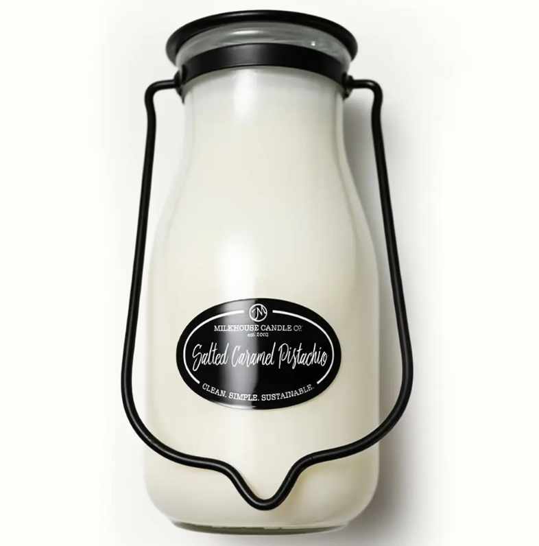 Milkhouse Candle Co - Salted Caramel Pistachio
