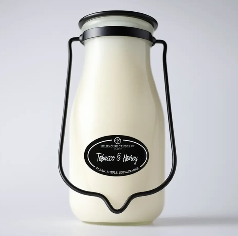 Milkhouse Candle Co- Tobacco & Honey