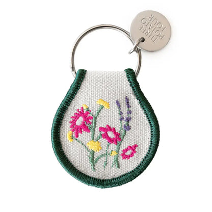 Retro Embroidered Keyrings
