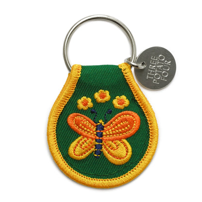 Retro Embroidered Keyrings