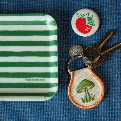 Retro Embroidered Keyrings