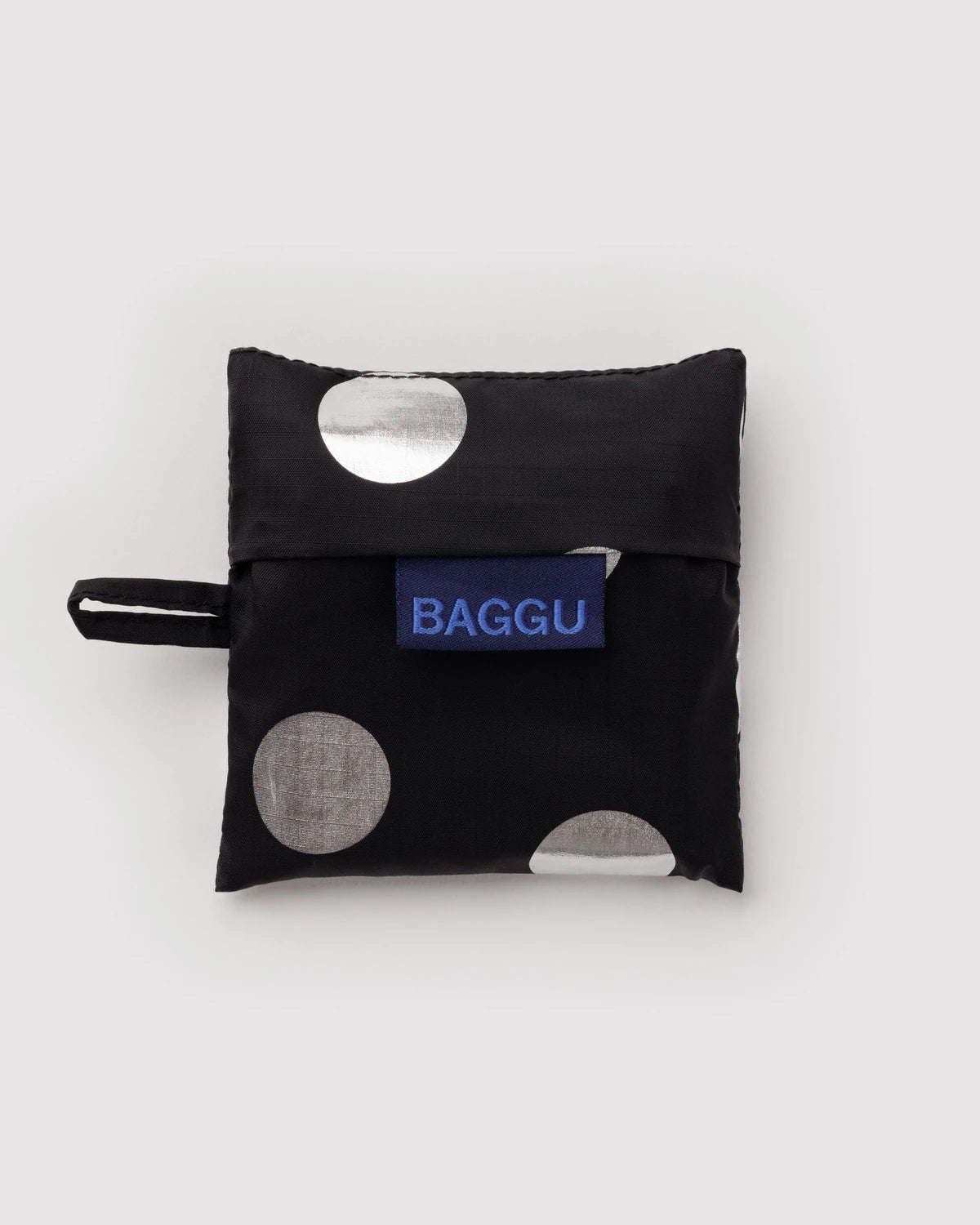 BAGGU Baby- Black & Silver Polka Dot