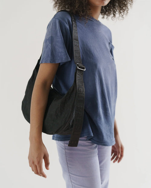 BAGGU Medium Crescent Bag - Black