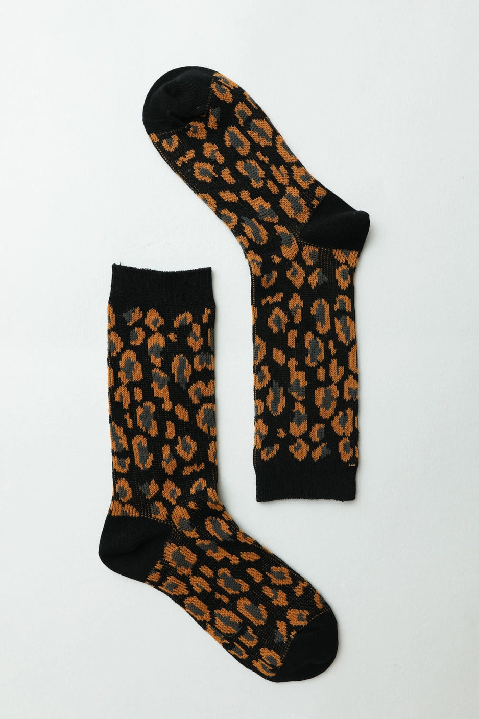 Cozy Leopard Socks
