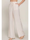 Flowy Crepe Pant - Ivory S-3X