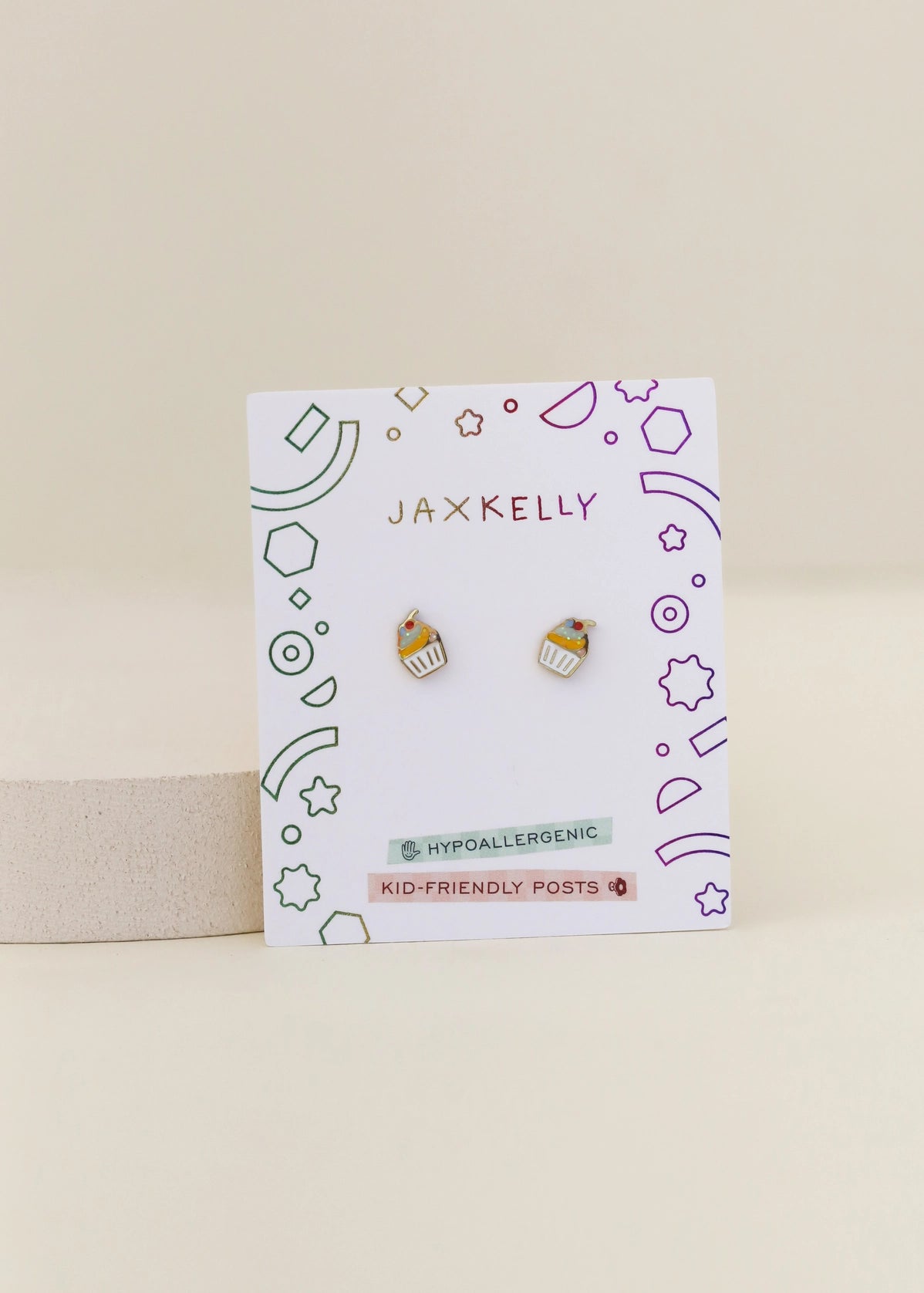 Cupcake Flat Back Earrings