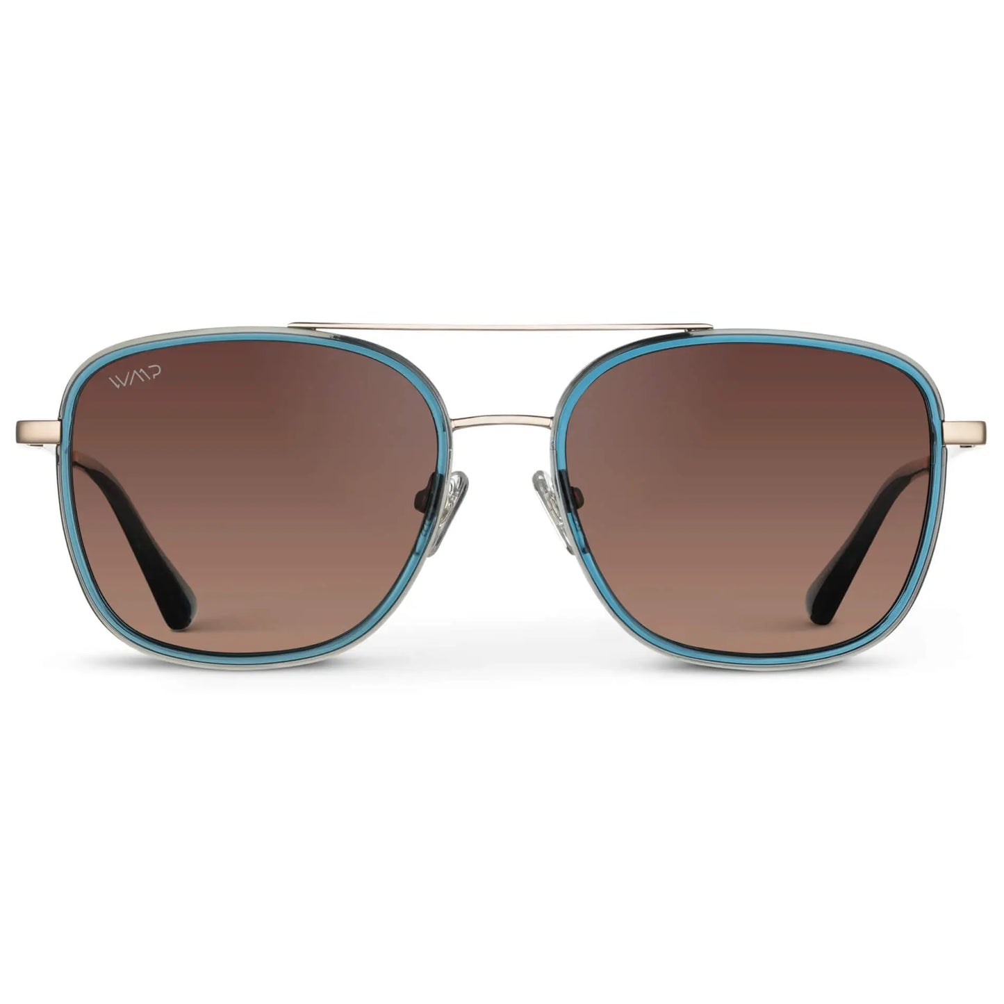 Gia Blue Square Sunglasses