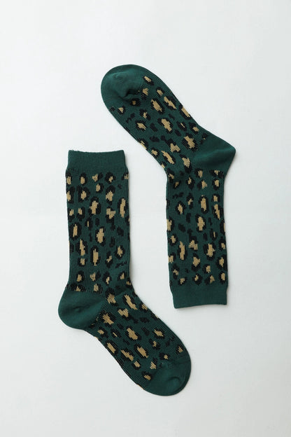 Cozy Leopard Socks