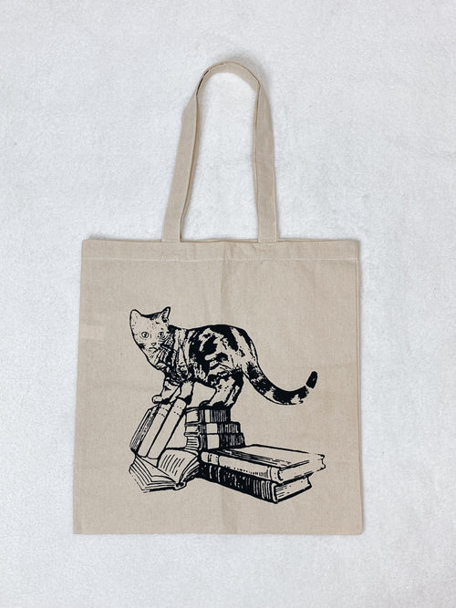 Books and Cats Tote
