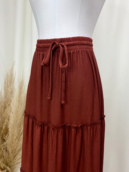 Soft Tiered Maxi Skirt