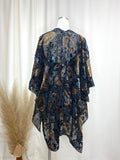 Velvet Paisley + Floral Summer Shawl