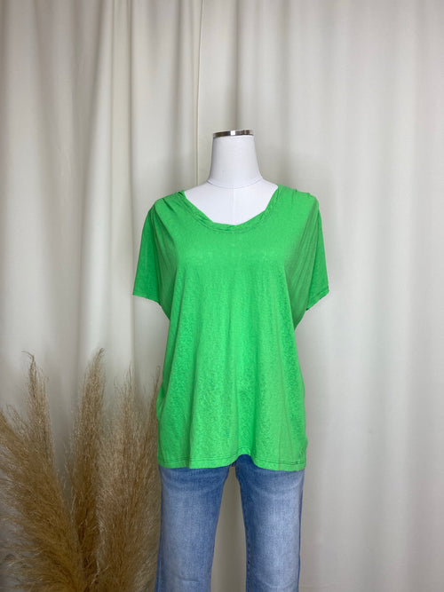 Lime Green Elevated Tee