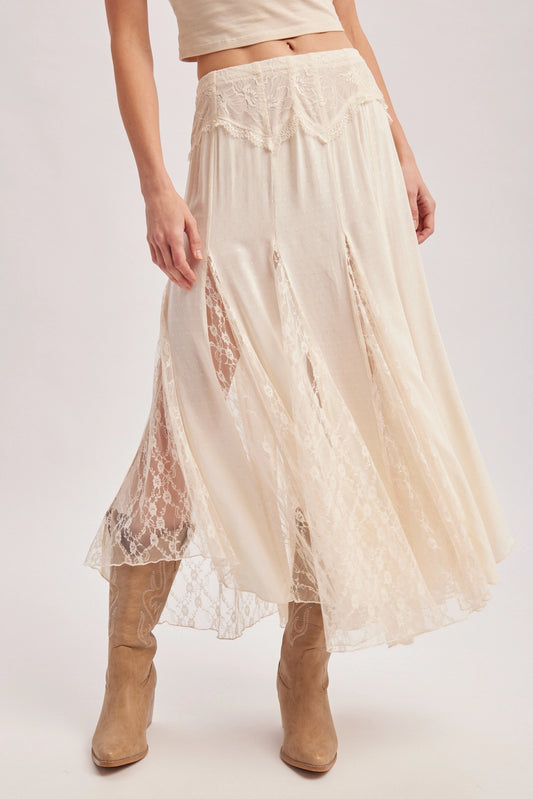 Flowy Lace Skirt