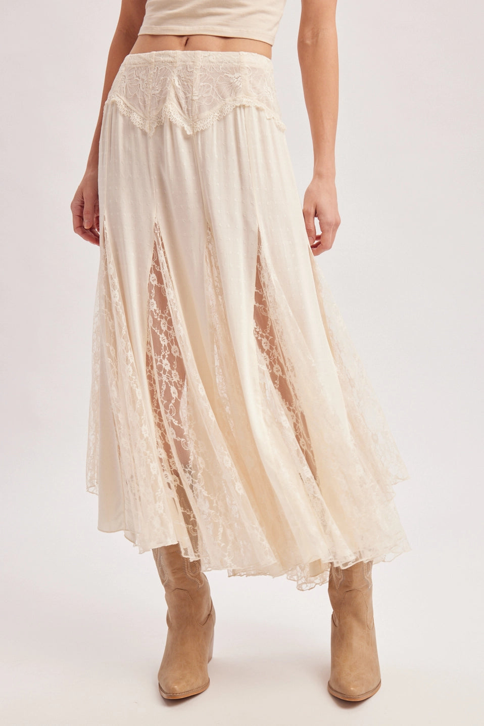 Flowy Lace Skirt
