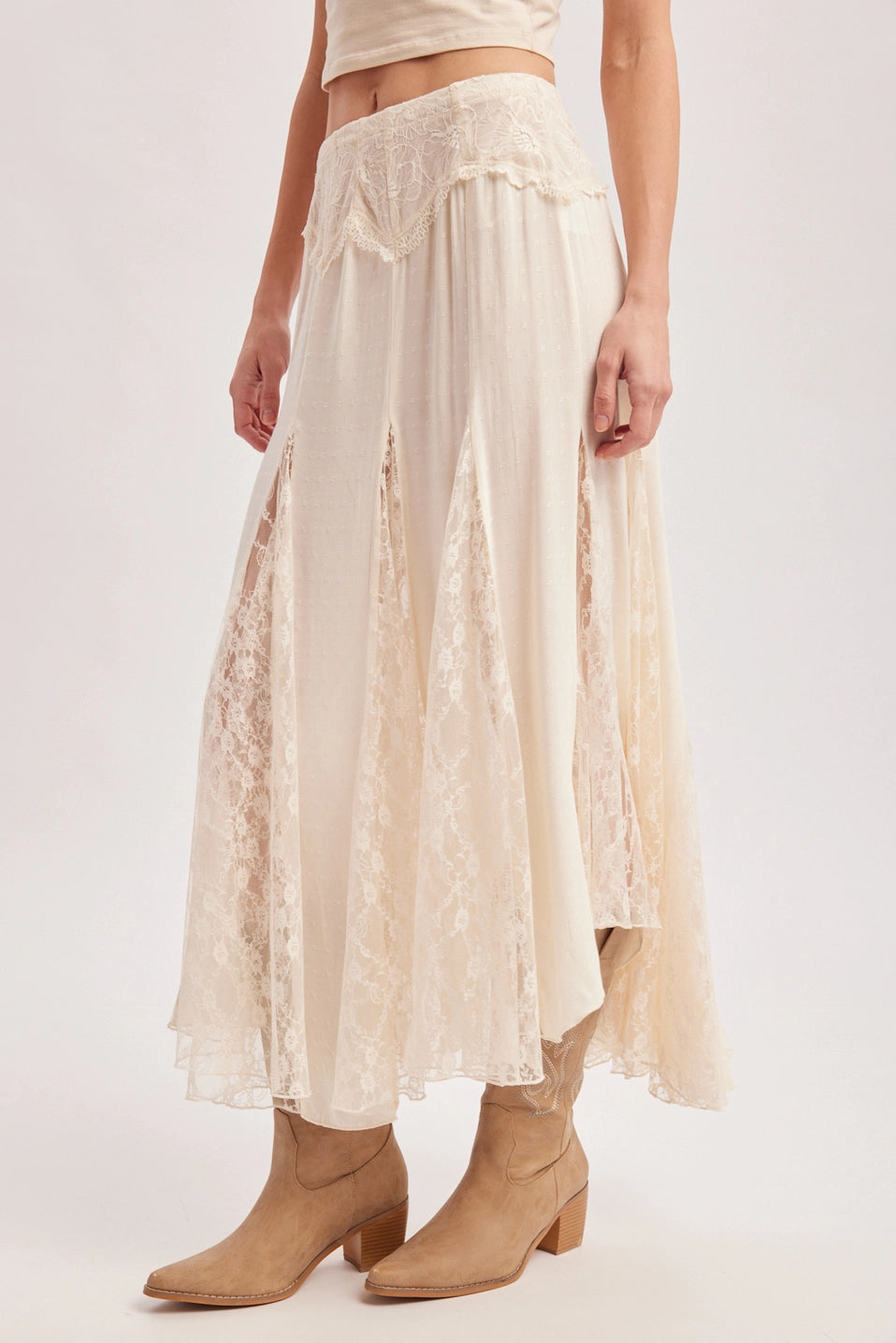 Flowy Lace Skirt
