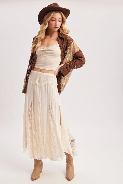 Flowy Lace Skirt