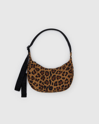 BAGGU Small Crescent Bag- Leopard