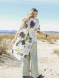 Floral Motif Kimono
