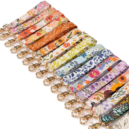 Floral Key Fob Wristlets