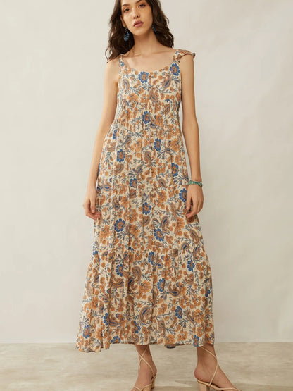 Muted Scandinavian Maxi Dress
