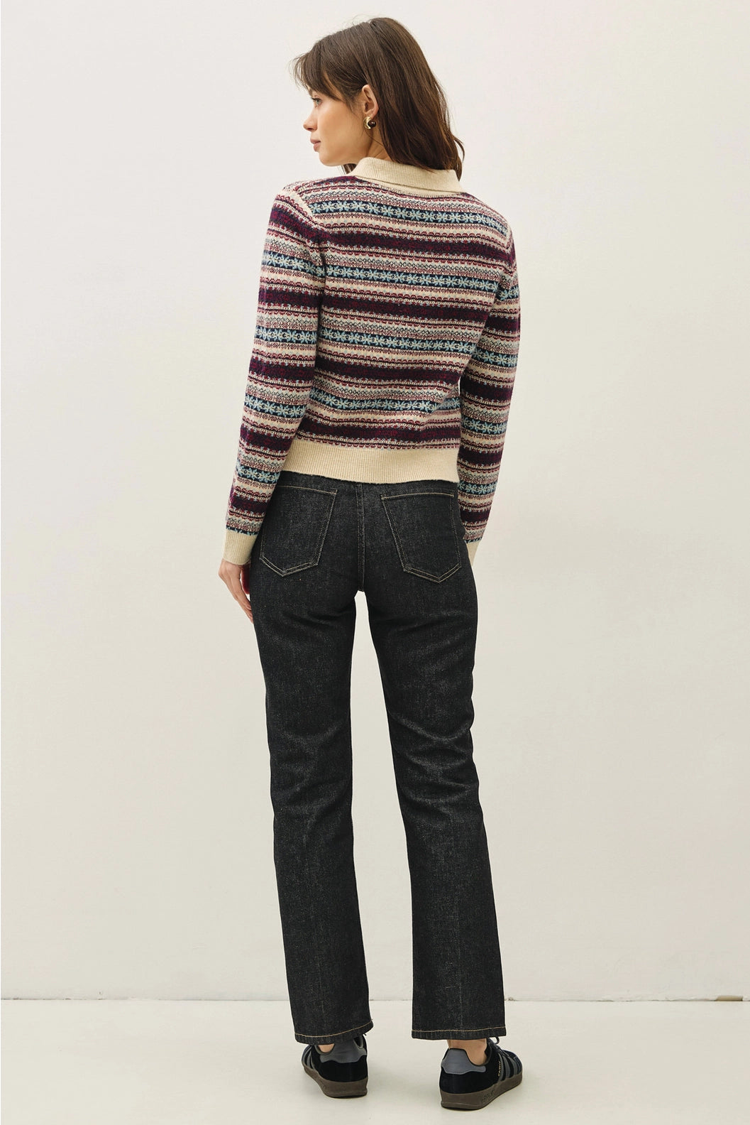 Mod Nordic Patterned Cardigan
