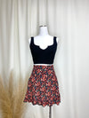 Mixed Floral Mini Skirt