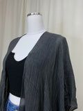 Pinstriped Lightweight Cover Up