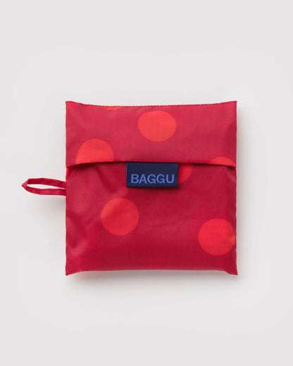 BAGGU Standard Reusable Bag- Red Polka Dots