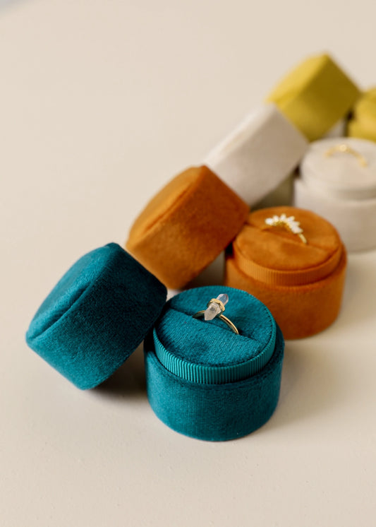 Velvet Ring Earring Boxes