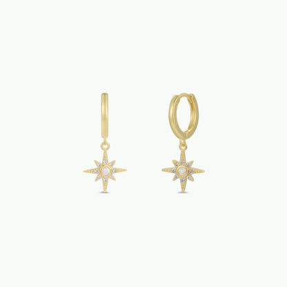 Celestial Mini Starburst Hoops