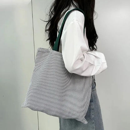 Striped Tote Bag