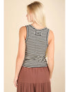 Black & Tan Striped Tank
