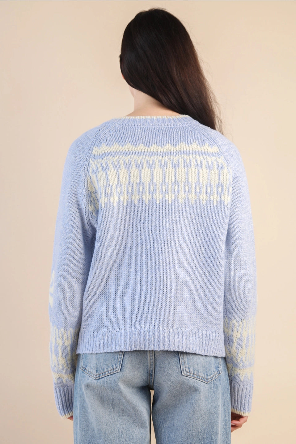 Ice Blue Swan Cardigan