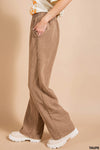 Soft Corduroy Wide Leg Pants