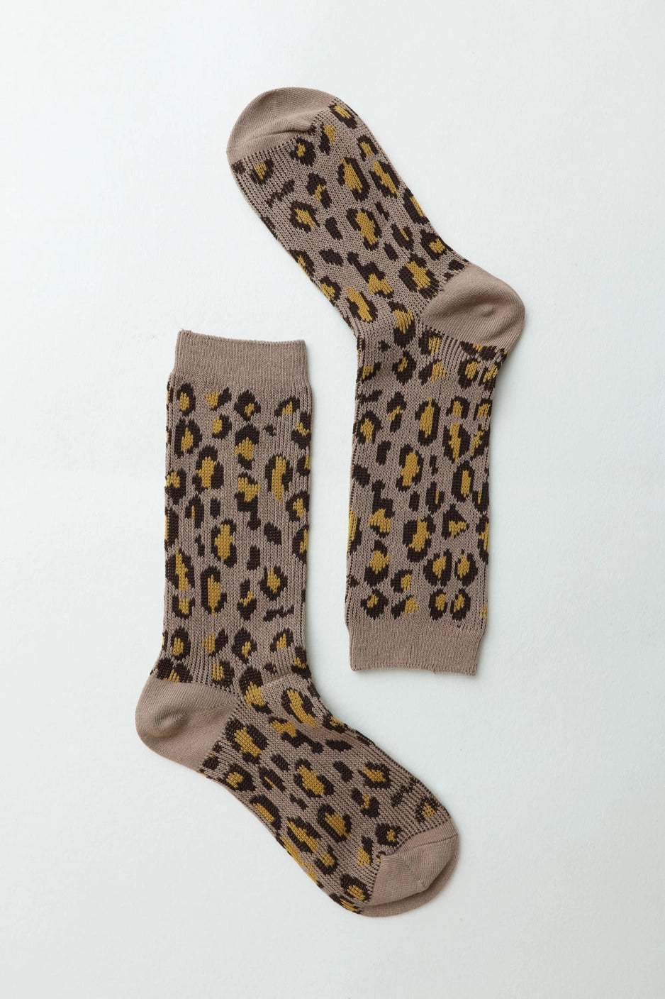 Cozy Leopard Socks